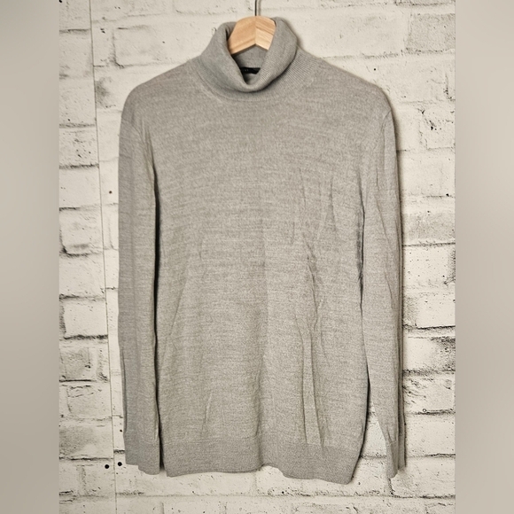 Hörst Other - Hörst Italian Wool Blend Turtleneck Sweater Mens XL Gray Made in Italy